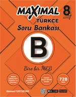 8. SINIF TÜRKÇE MAXIMAL SORU BANKASI - B KİTABI