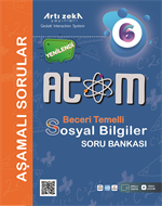 6. Sınıf Atom Beceri Temelli Sosyal Bilgiler Aşamalı Soru Bankası