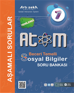 7. Sınıf Atom Beceri Temelli Sosyal Bilgiler Aşamalı Soru Bankası